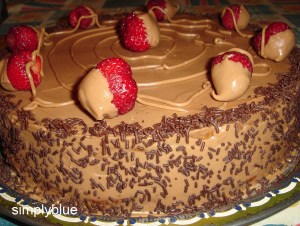 шоколадови ягоди за разкош